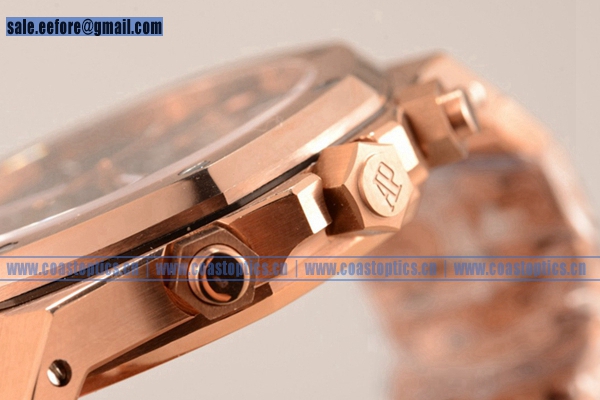 Replica Audemars Piguet Royal Oak Chronograph Watch Rose Gold 26320OR.OO.1220OR.01L